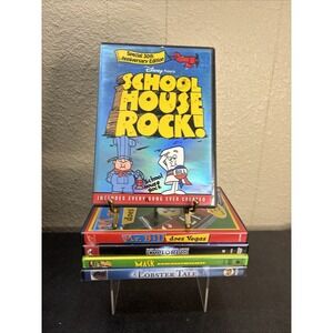 Lot of 5 DVDs~School House Rocks~The Mask~Explorers~Mr. Bill~Lobster Tale